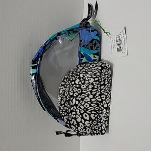 NWT Vera Bradley clear cosmetic duo in Camofloral nwt